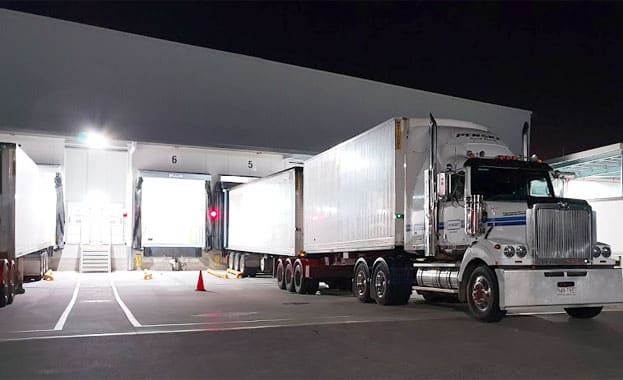 Access control and CCTV cameras in freezer facility — Ingham's Chicken DC, Bravis Security